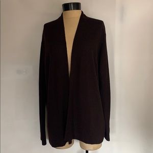 Eileen Fisher Italian Yarn Chocolate Sweater Sz. L